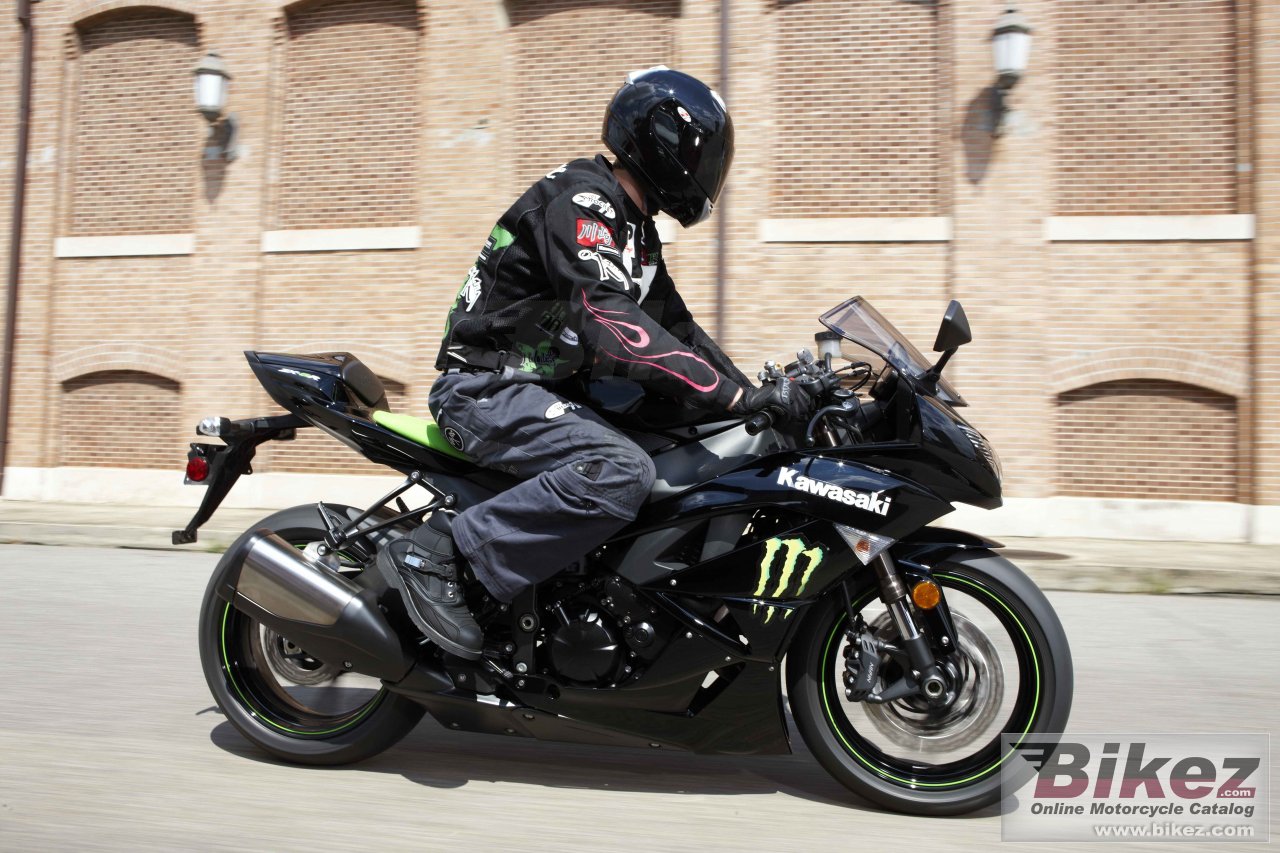 Kawasaki Ninja Zx R Monster Energy Poster